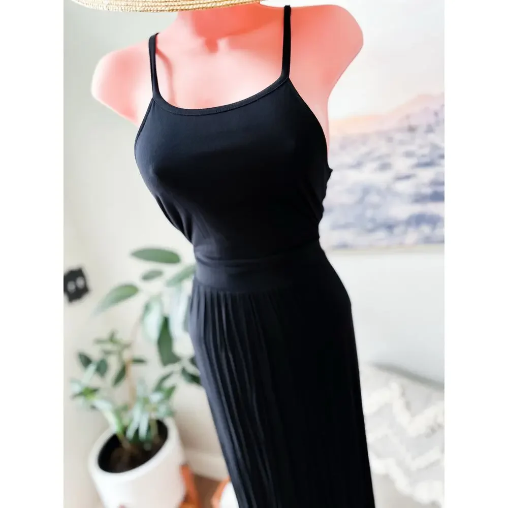 Soft Meadow Paths Beneath the Moonlight flowy empire waist stretch maxi dress